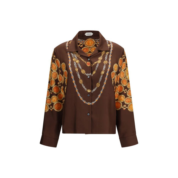 Versace shirt in brown