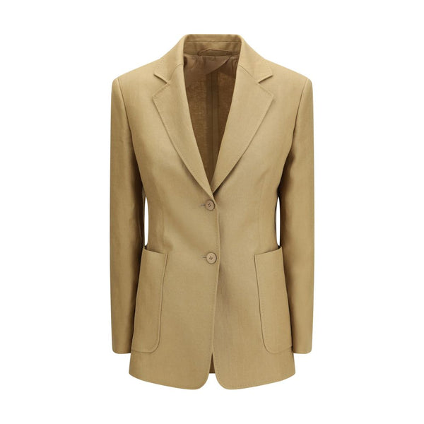 Max Mara 100% Linen blazer in beige
