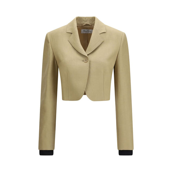 Max Mara 100% Linen blazer in beige