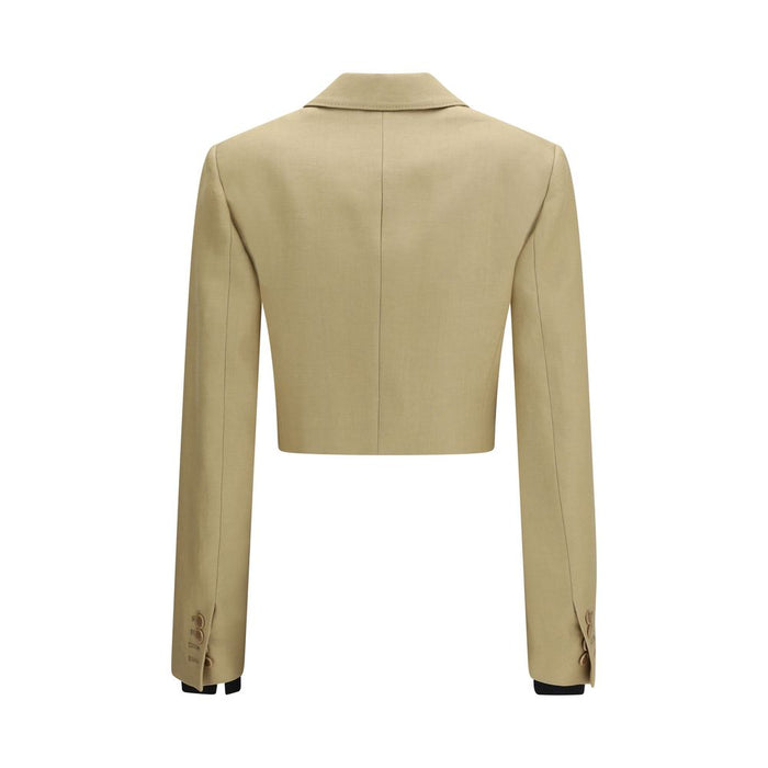 Max Mara 100% Linen blazer in beige — view 2