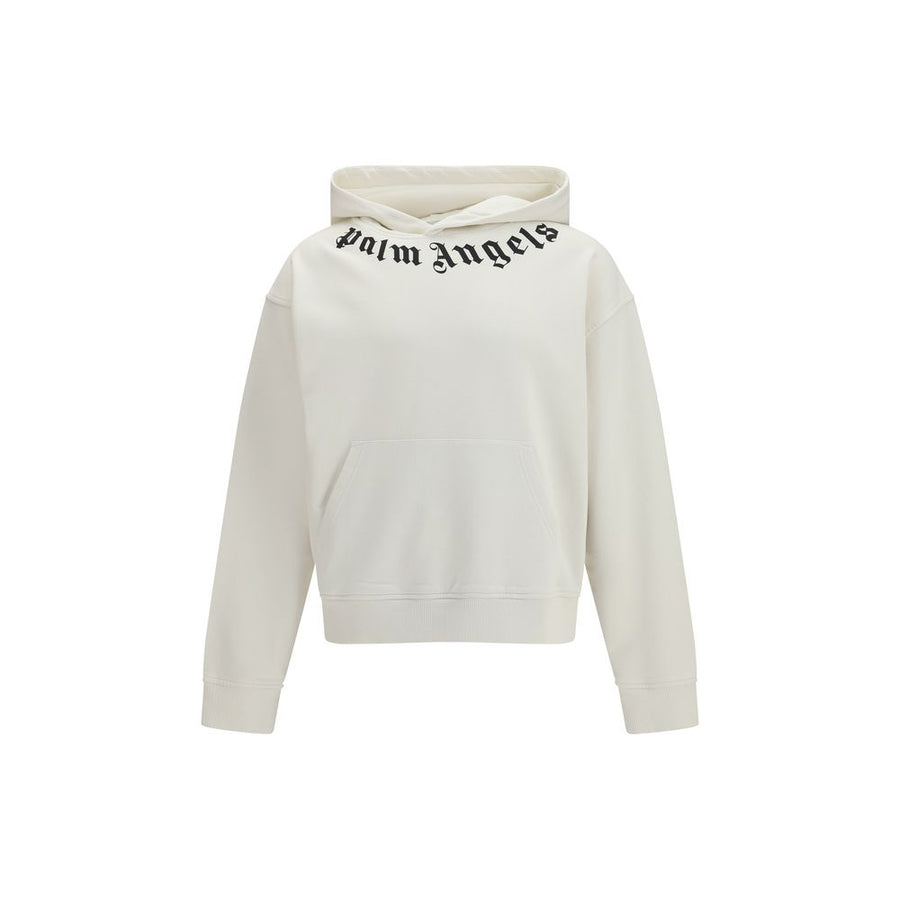 Palm Angels 95% Cotton hoodie in white
