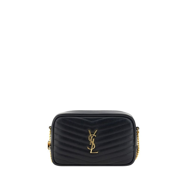 Saint Laurent 100% Calf Leather Bos Taurus crossbody bag in black