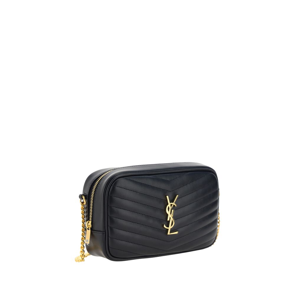 Saint Laurent 100% Calf Leather Bos Taurus crossbody bag in black — view 2