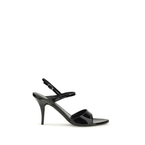 Balenciaga 100% Calf Leather Bos Taurus sandal in black