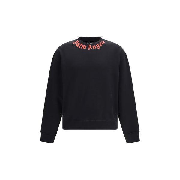 Palm Angels 95% Cotton 5% Elastane sweatshirt in black