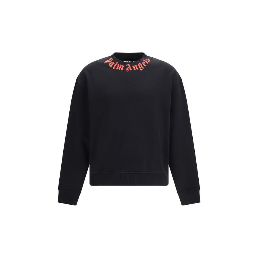 Palm Angels 95% Cotton 5% Elastane sweatshirt in black