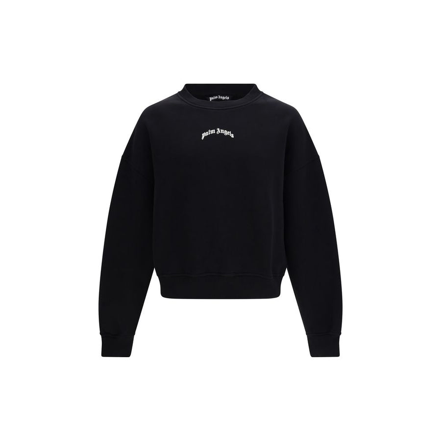Palm Angels 95% Cotton sweatshirt in black