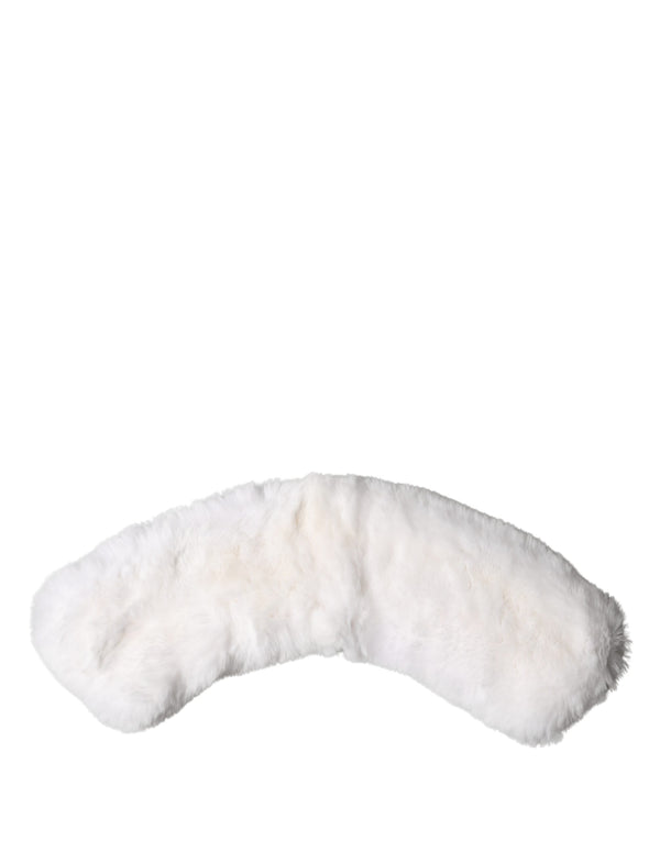 Dolce & Gabbana Fur shawl in white