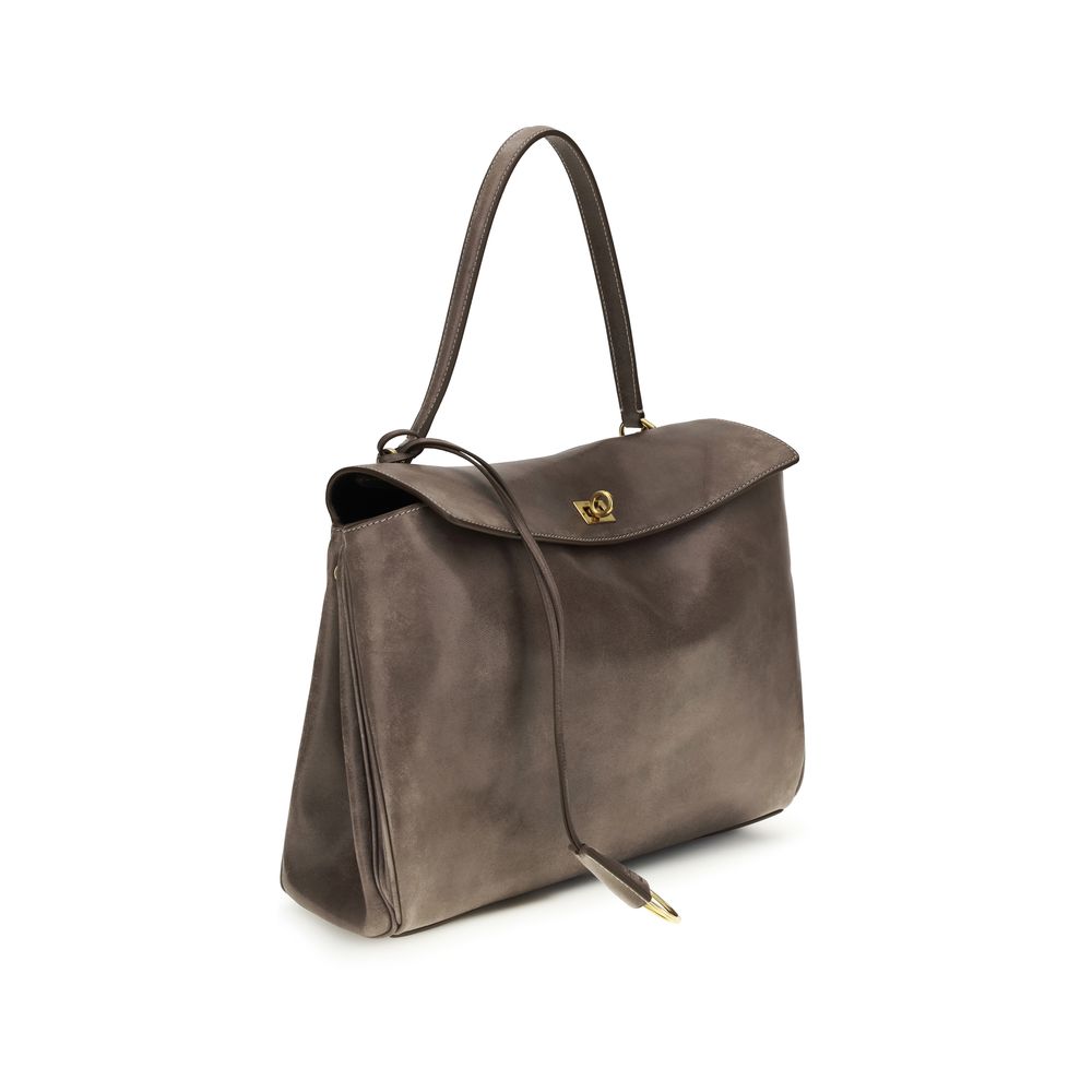 Gray Lamb Ovis Aries Shoulder Bag