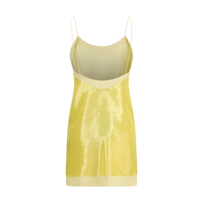 Gucci 53% Acetate dress in yellow — view 2