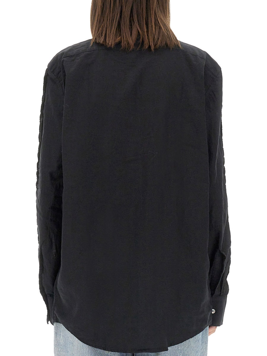 Shirt Sincere Black Linen Cotton
