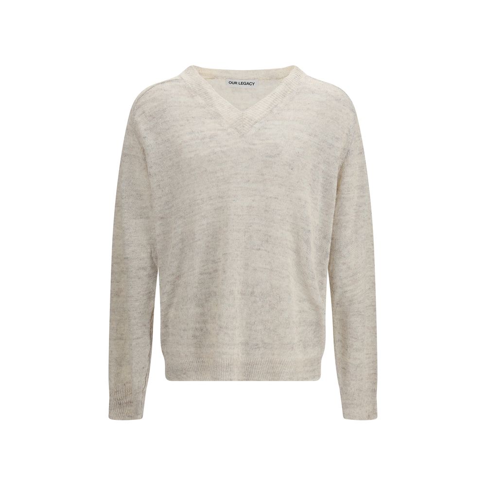 Our Legacy 75% Linen 25% Cotton sweater in beige