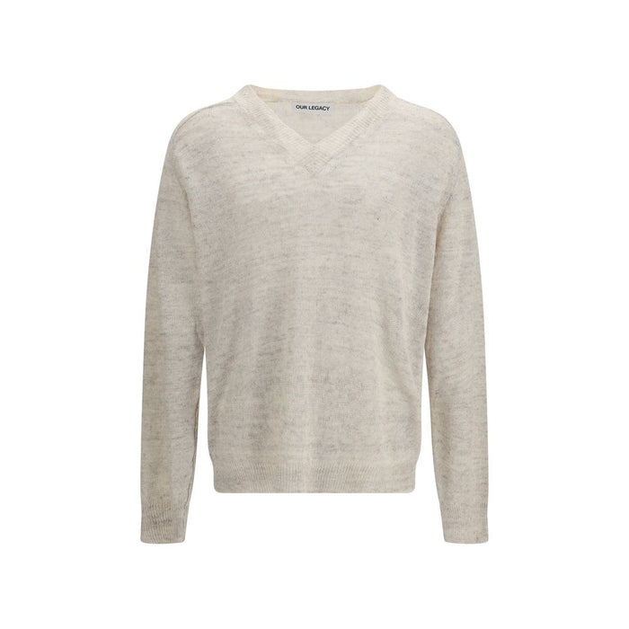 Our Legacy 75% Linen 25% Cotton sweater in beige
