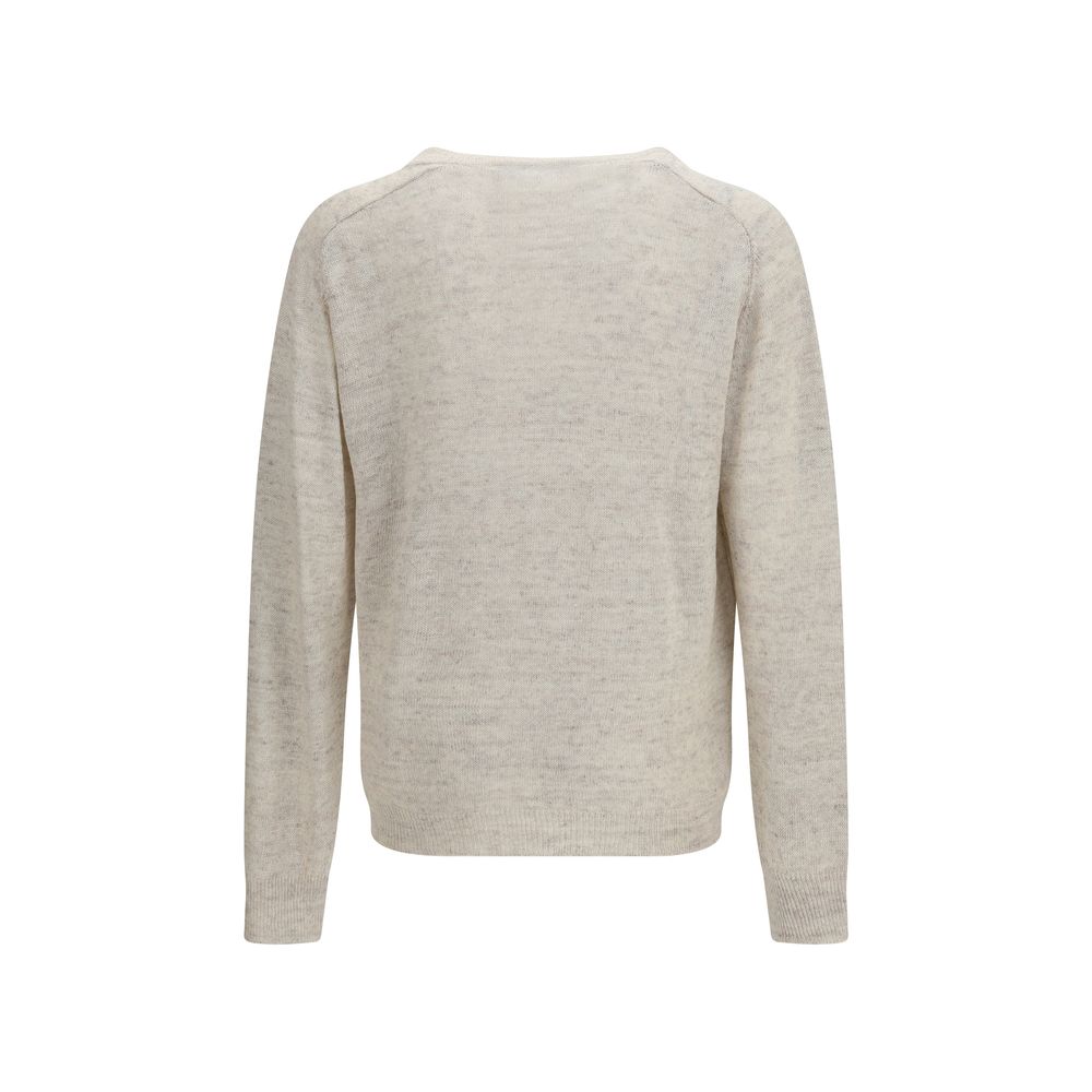 Our Legacy 75% Linen 25% Cotton sweater in beige — view 2