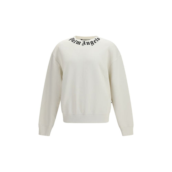 Palm Angels 95% Cotton 5% Elastane sweatshirt in white