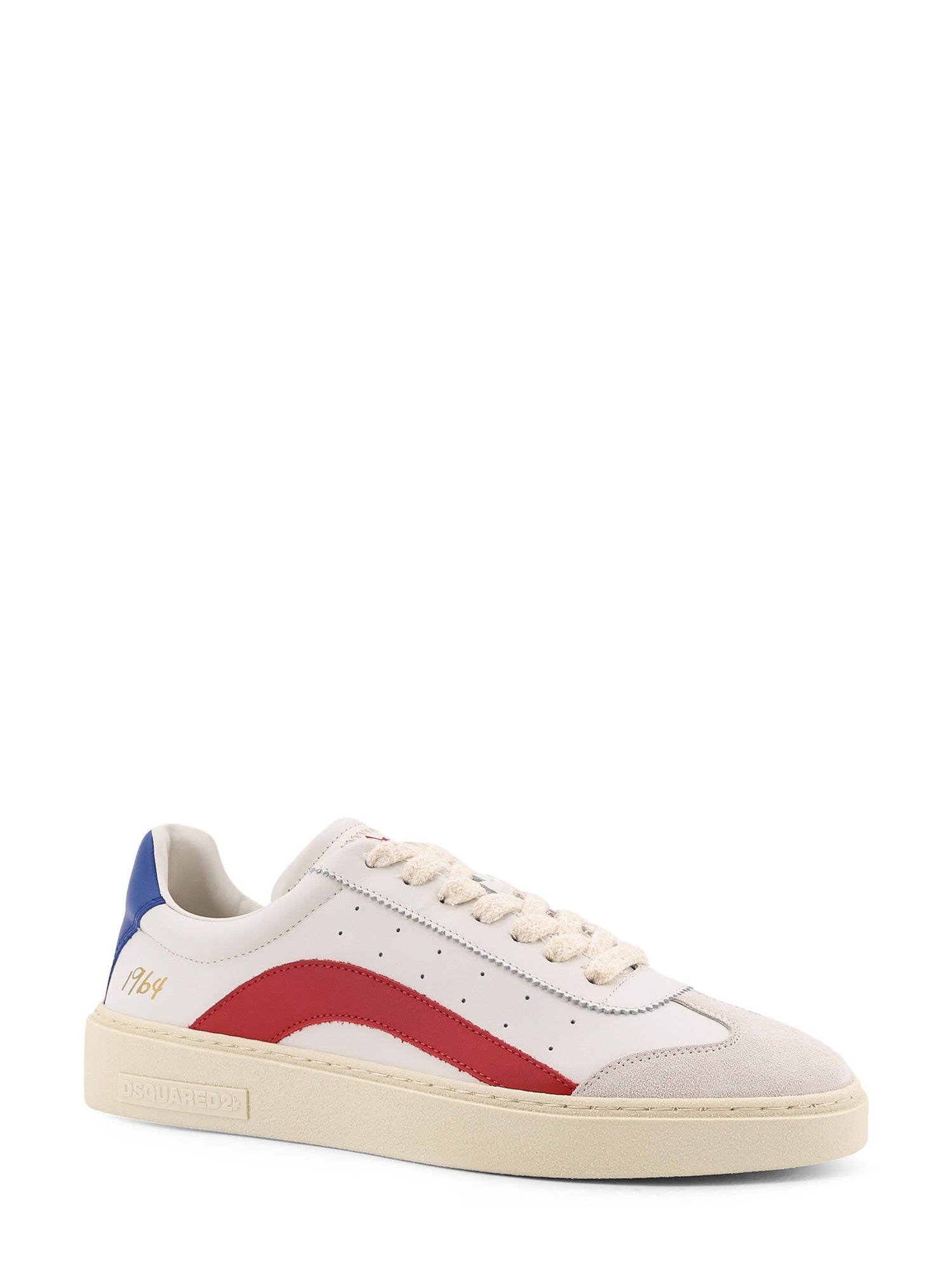 Dsquared2 Sneakers Panna Rosso Blu Pelle