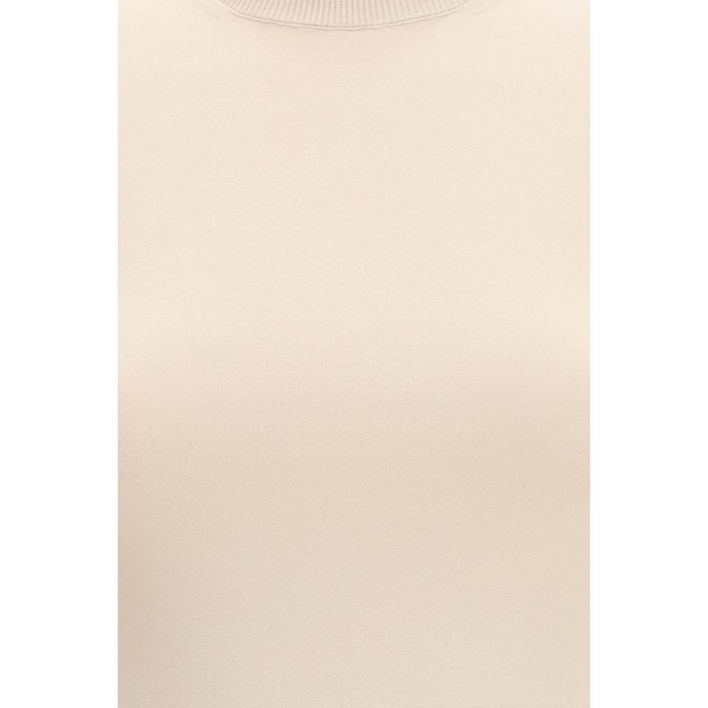 Max Mara 62% Viscose 38% Polyester t-shirt in beige — view 3