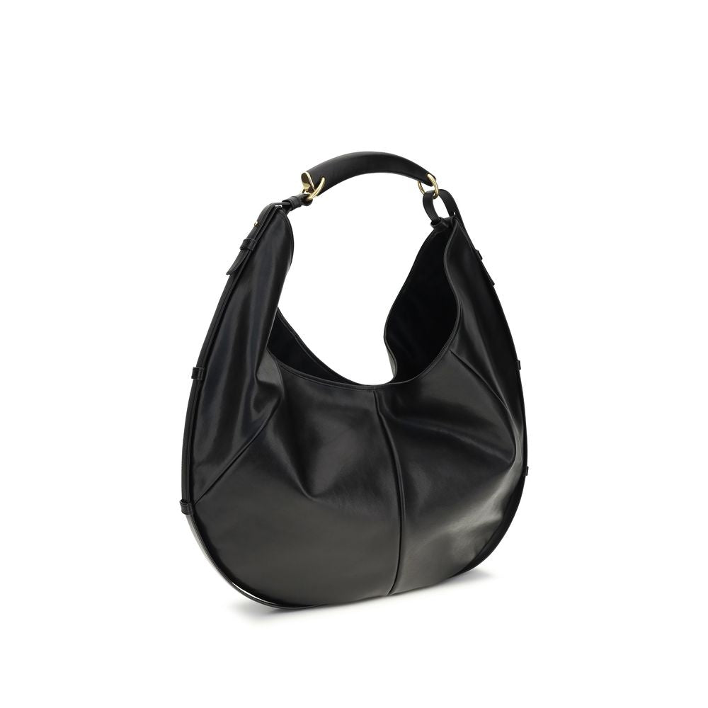 Saint Laurent 100% Calf Leather Bos Taurus shoulder bag in black — view 2