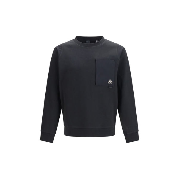 Moose Knuckles 100% Cotton sweatshirt in black