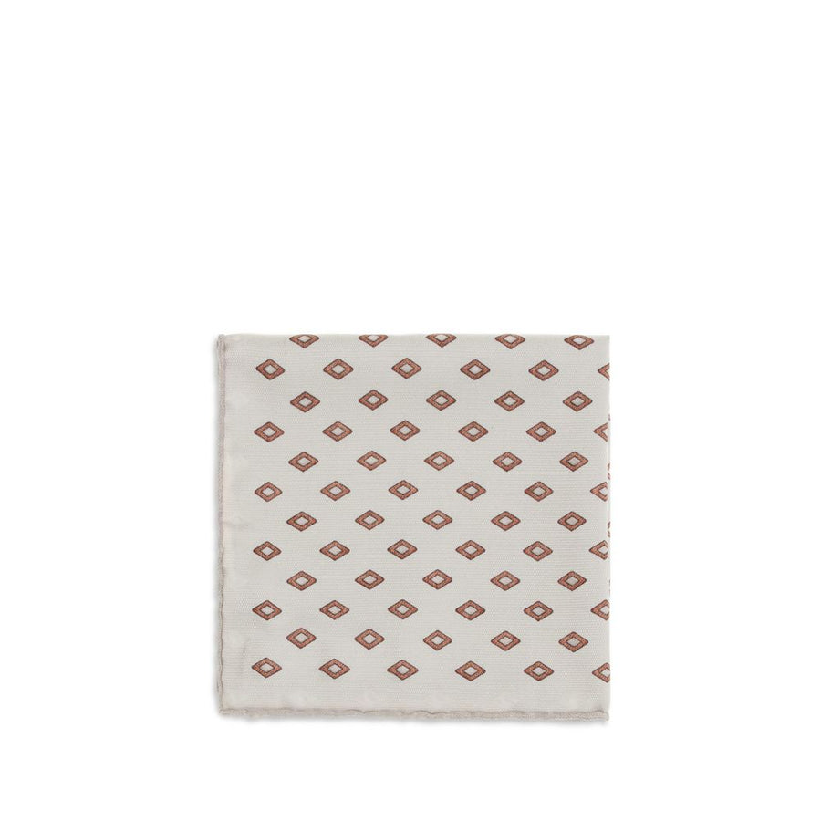Brunello Cucinelli 100% Silk scarf in beige