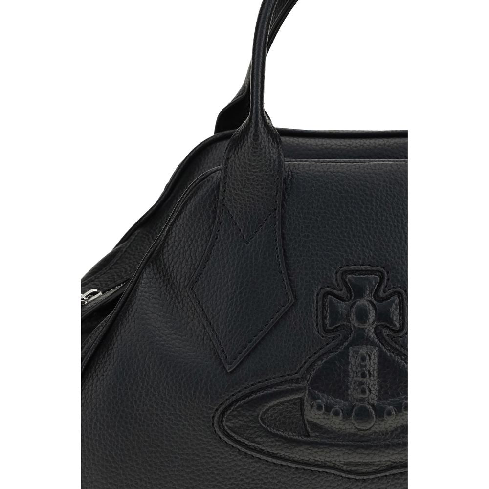 Black Polyurethane Handbag Bag