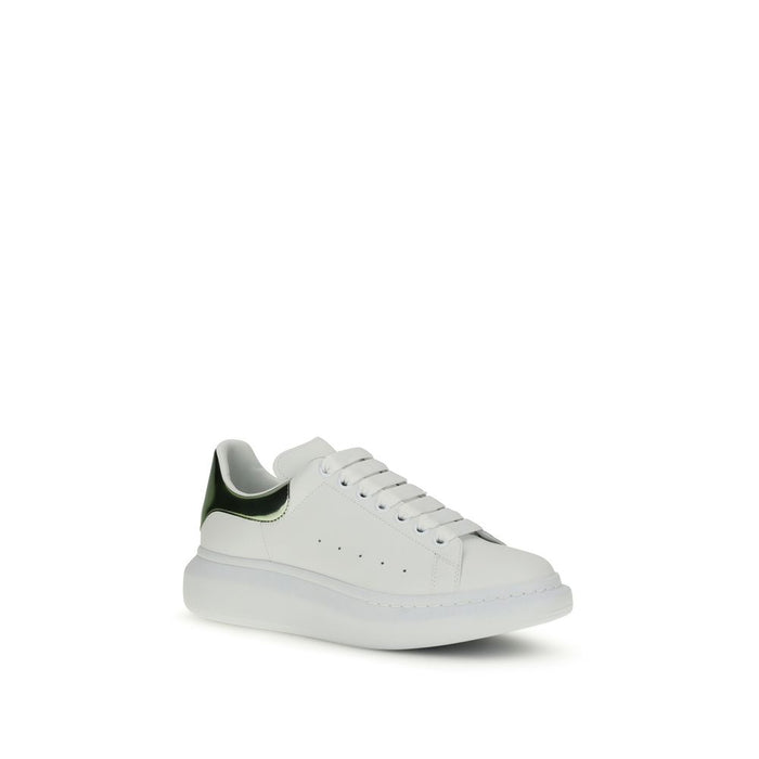 Alexander McQueen Upper 100% Calf Leather Bos Taurus sneaker in white — view 2