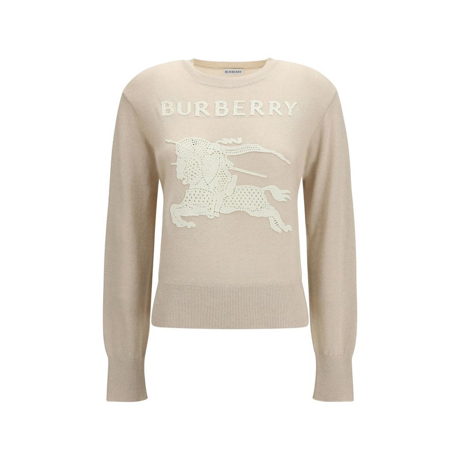 Burberry 100% Polyester sweater in beige