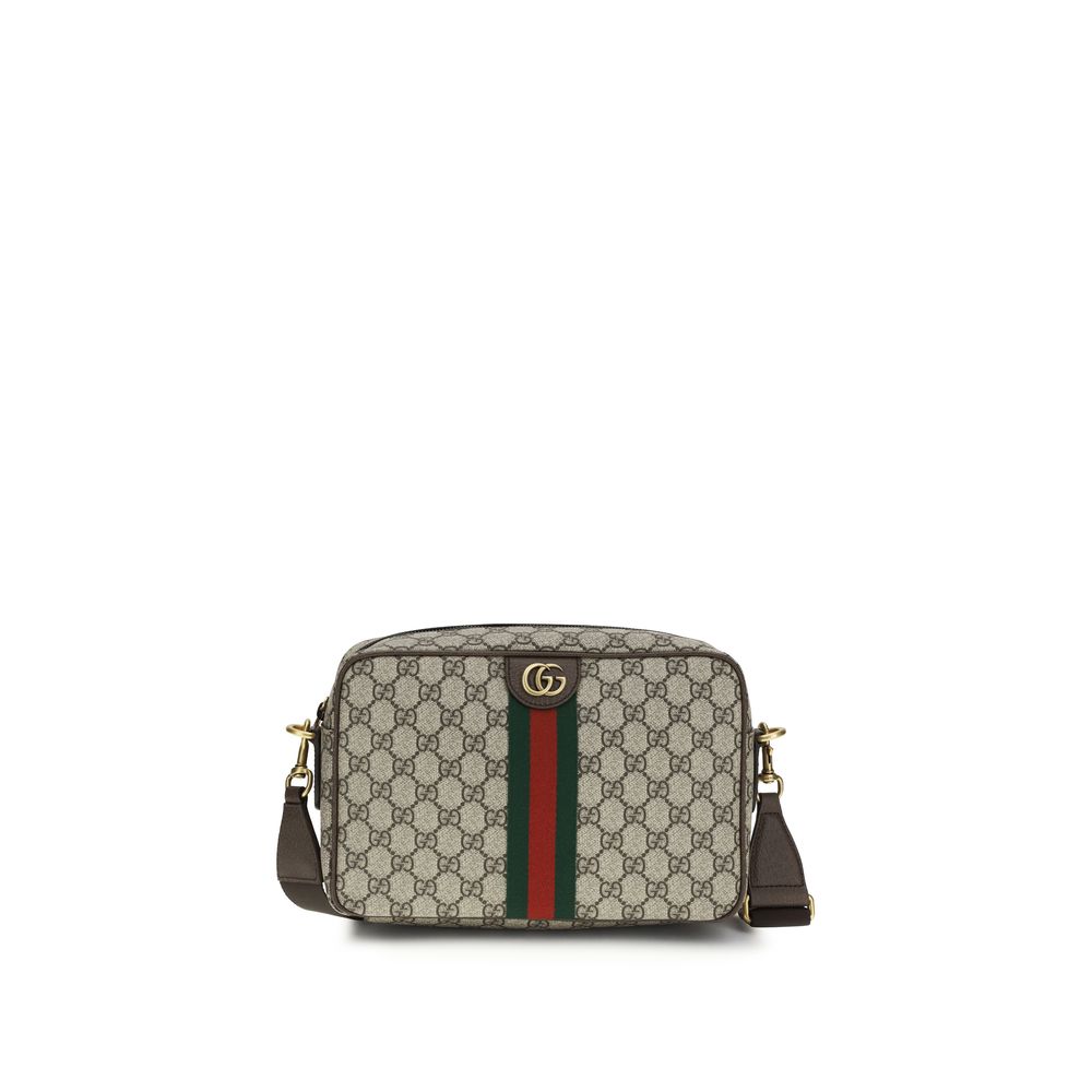 Beige Fabric Shoulder Bag