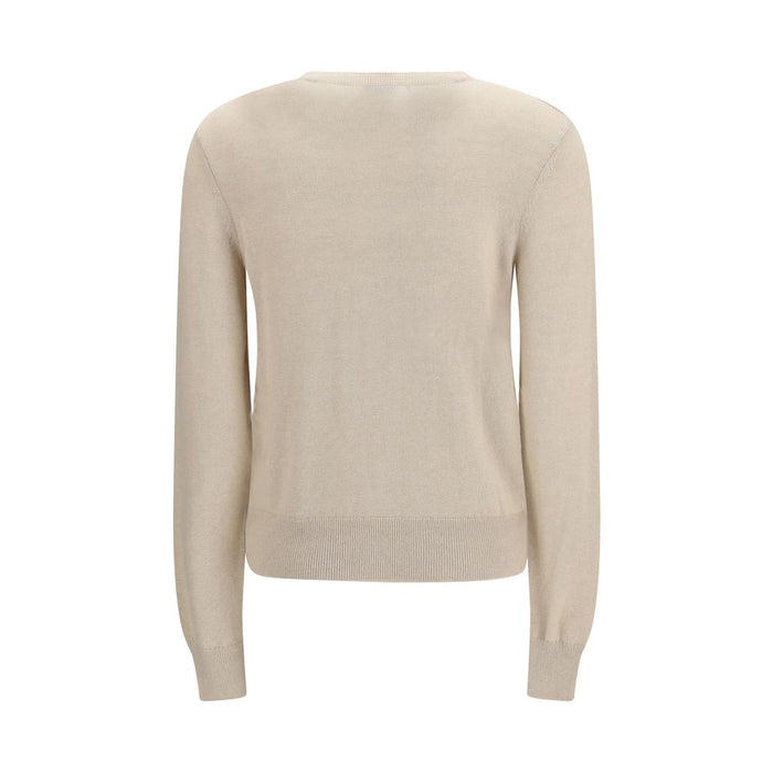 Burberry 100% Polyester cardigan in beige — view 2
