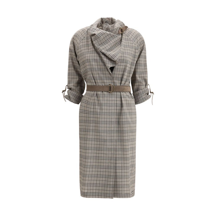 Burberry 97% Wool dress in gray