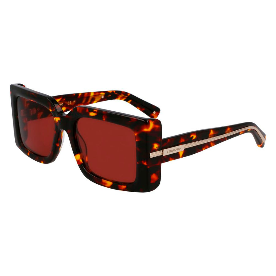 Ferragamo FESF2032S242AC Acetate sunglasses in brown