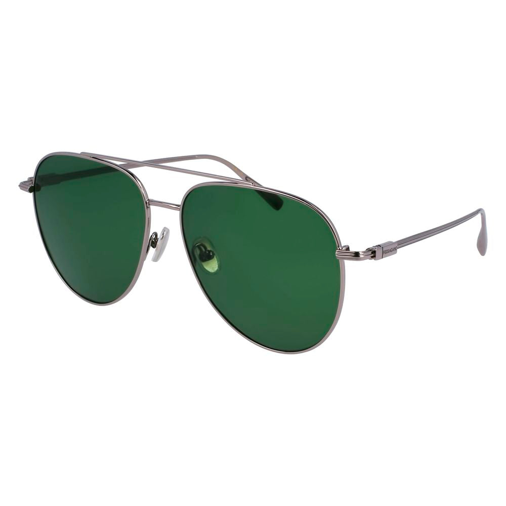 Ferragamo FESF308S44AC Metal sunglasses in gray