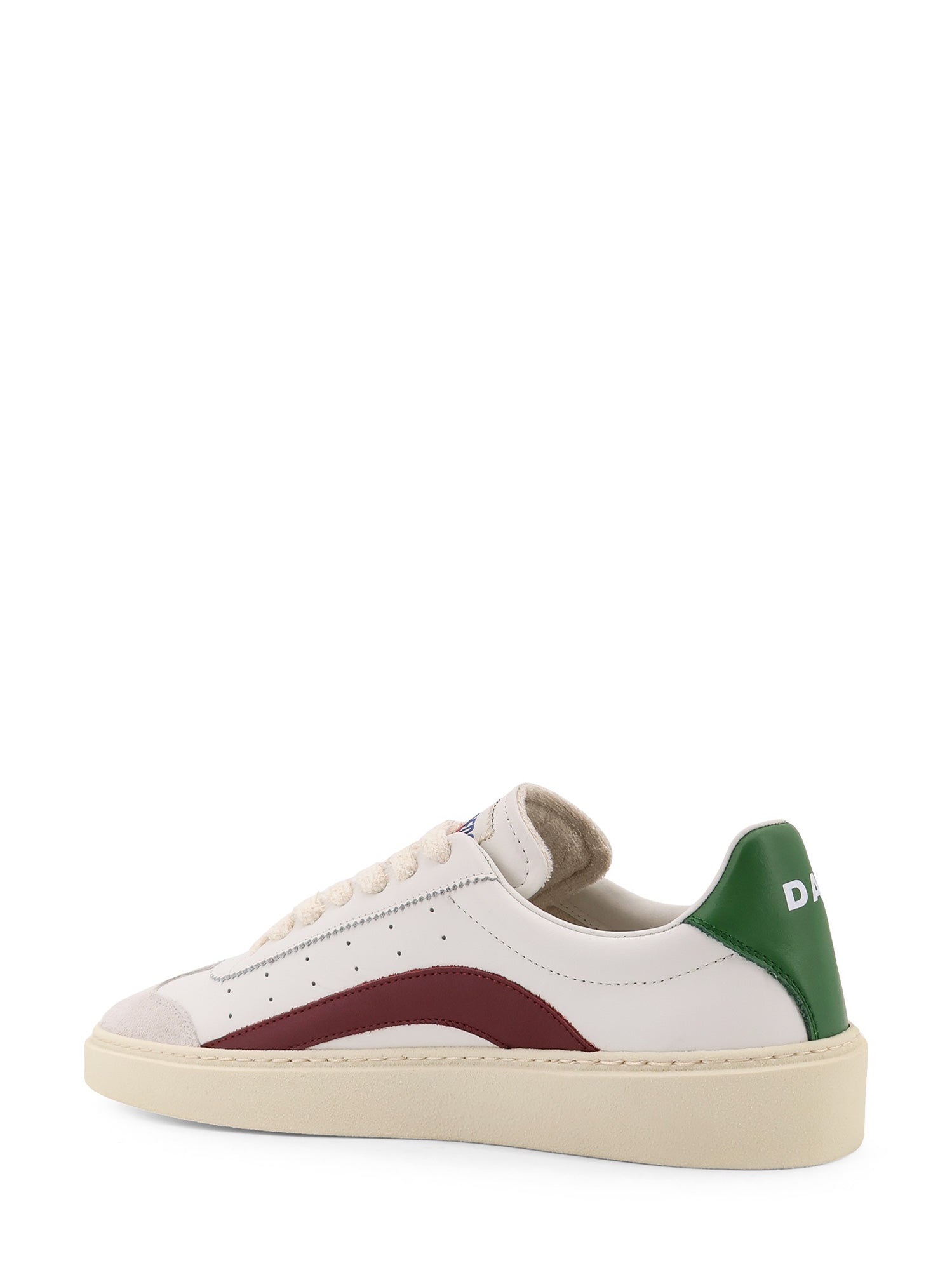 Dsquared2 Sneakers Panna Vino Smeraldo Pelle