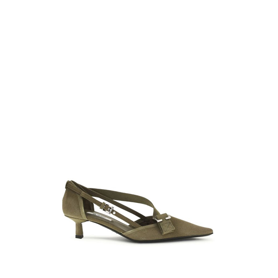 Prada 100% Cotton pump in beige