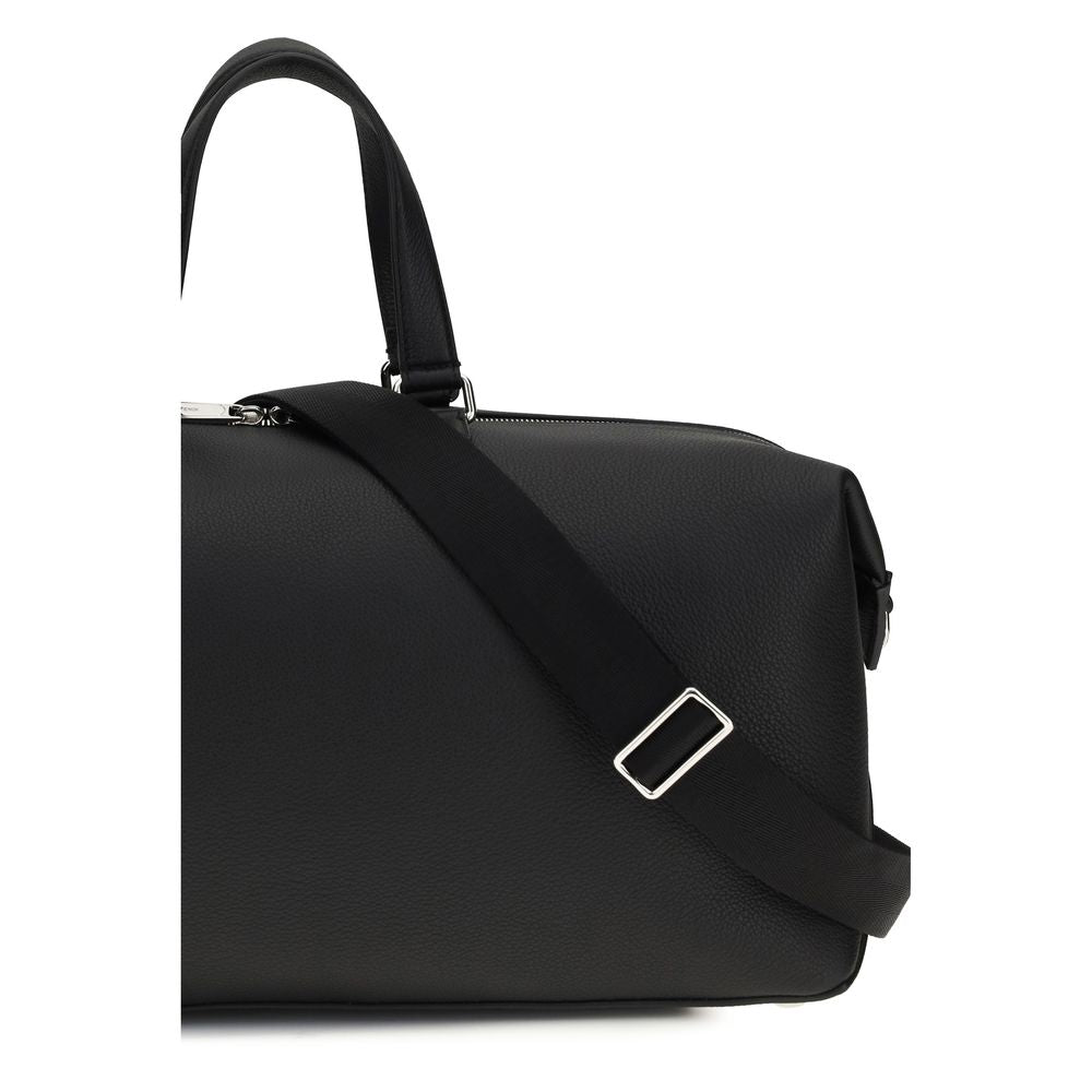 Black Calf Leather Bos Taurus Luggage And Travel Bag