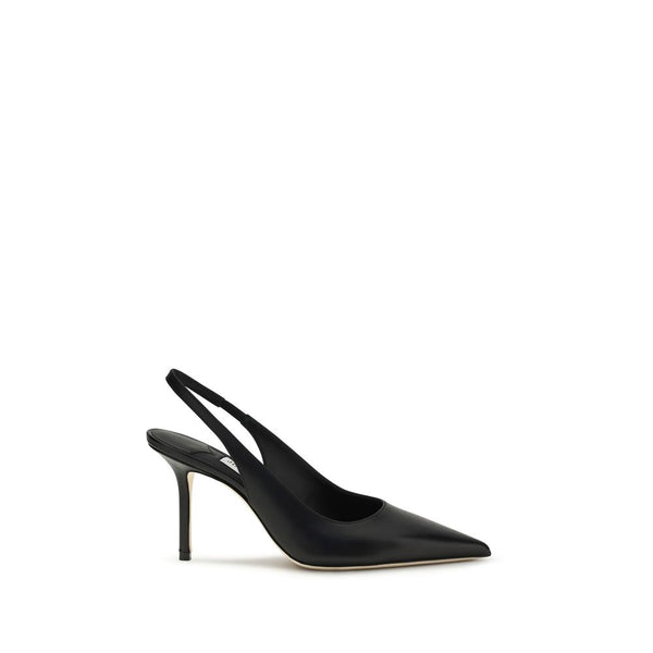 Jimmy Choo 100% Calf Leather Bos Taurus slingback pump in black