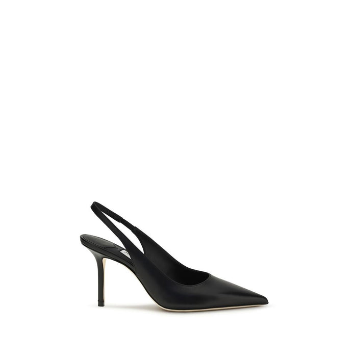 Jimmy Choo 100% Calf Leather Bos Taurus slingback pump in black