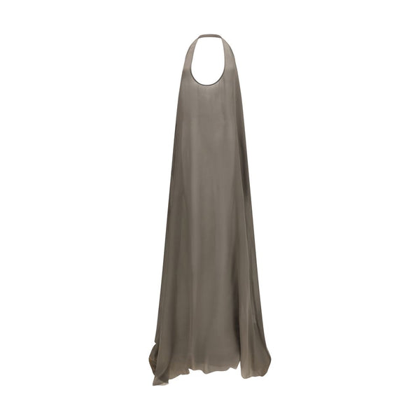 Rick Owens 100% Silk dress in gray