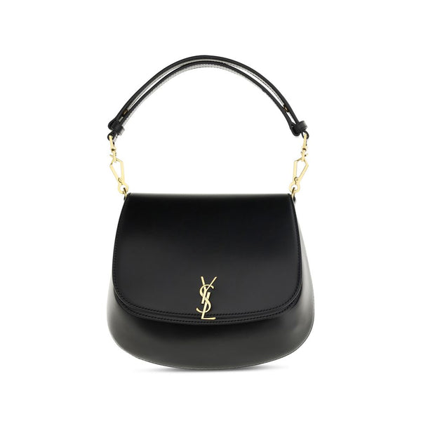 Saint Laurent 100% Calf Leather Bos Taurus shoulder bag in black