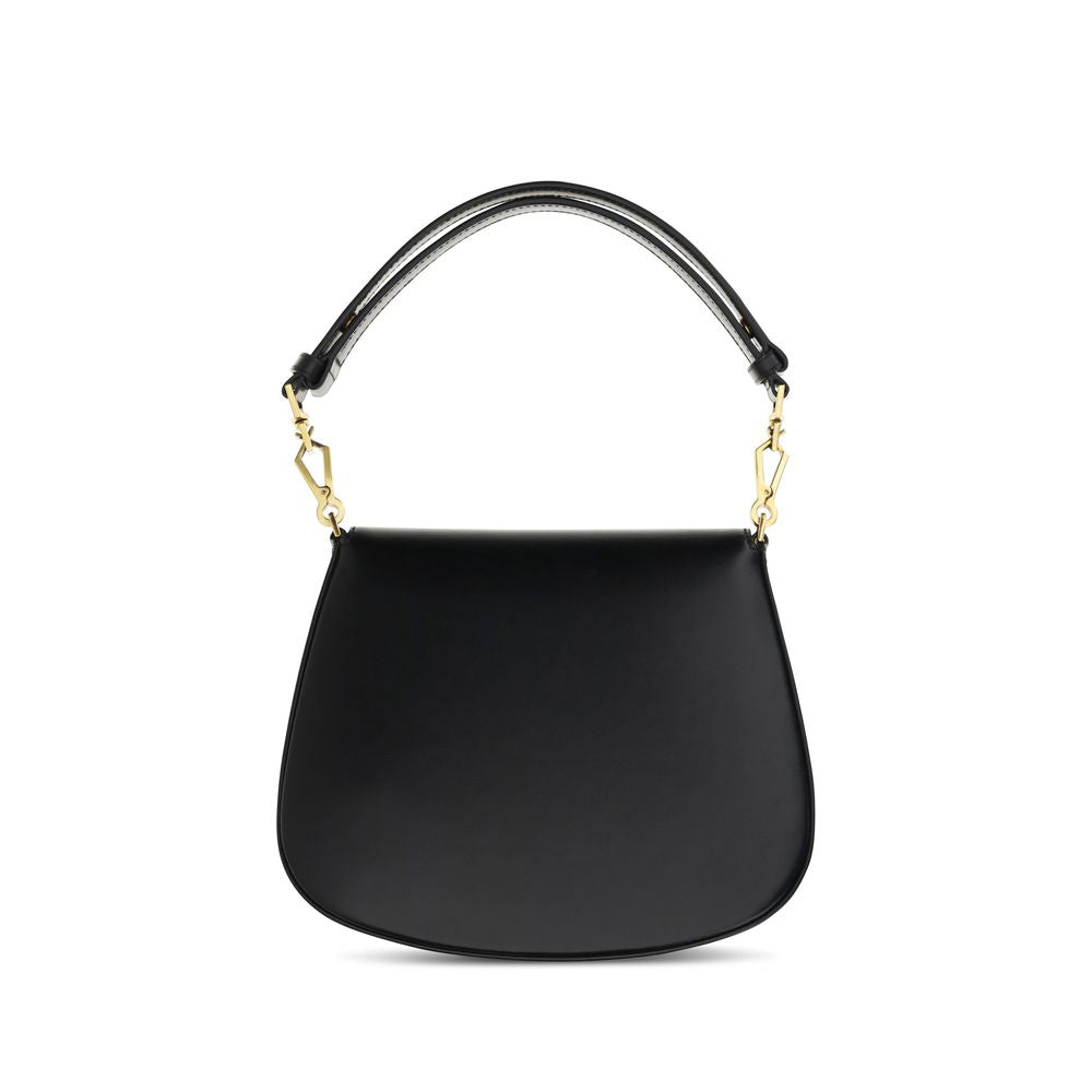 Black Calf Leather Bos Taurus Handbag Bag