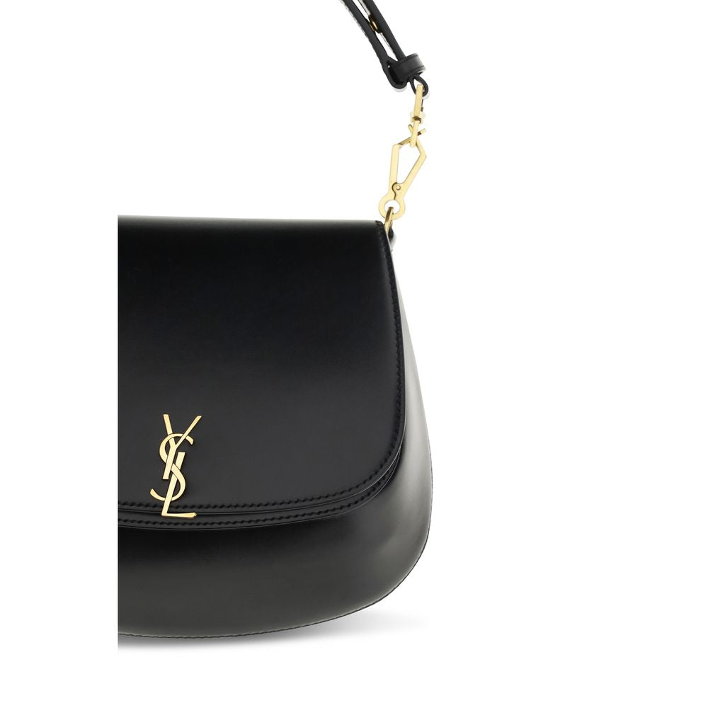 Saint Laurent 100% Calf Leather Bos Taurus shoulder bag in black — view 3