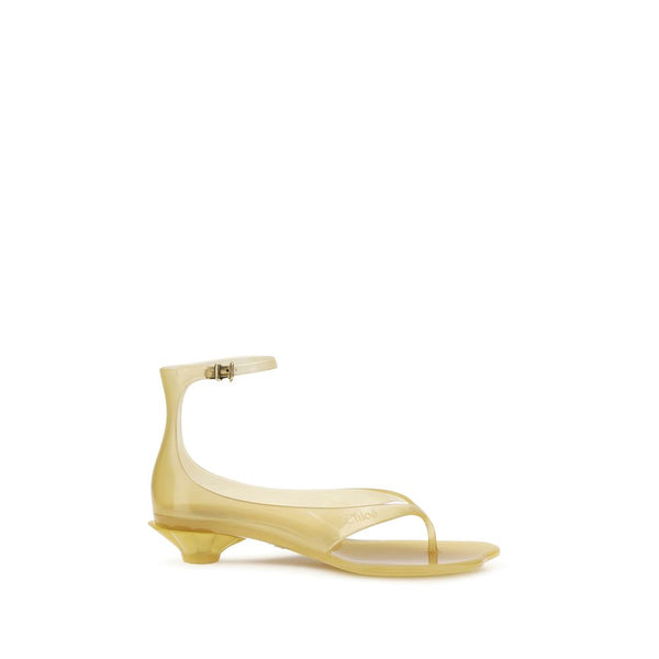 Chloé 100% Thermoplastic Polyurethane sandals in beige