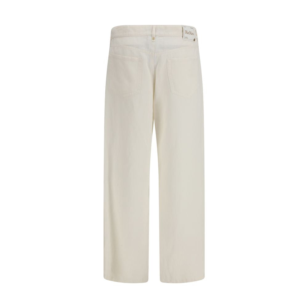 'S Max Mara 59% Cotton 41% Linen trousers in beige — view 2