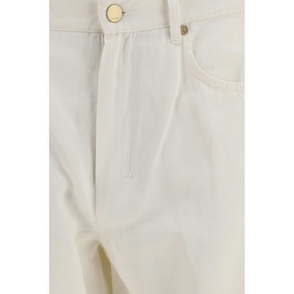'S Max Mara 59% Cotton 41% Linen trousers in beige — view 3