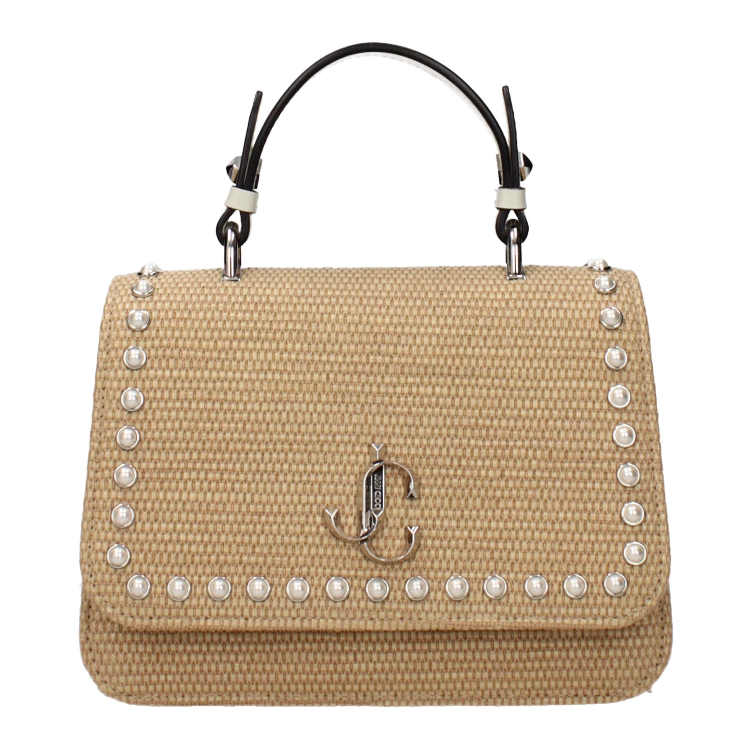 Beige Raffia Handbag Bag