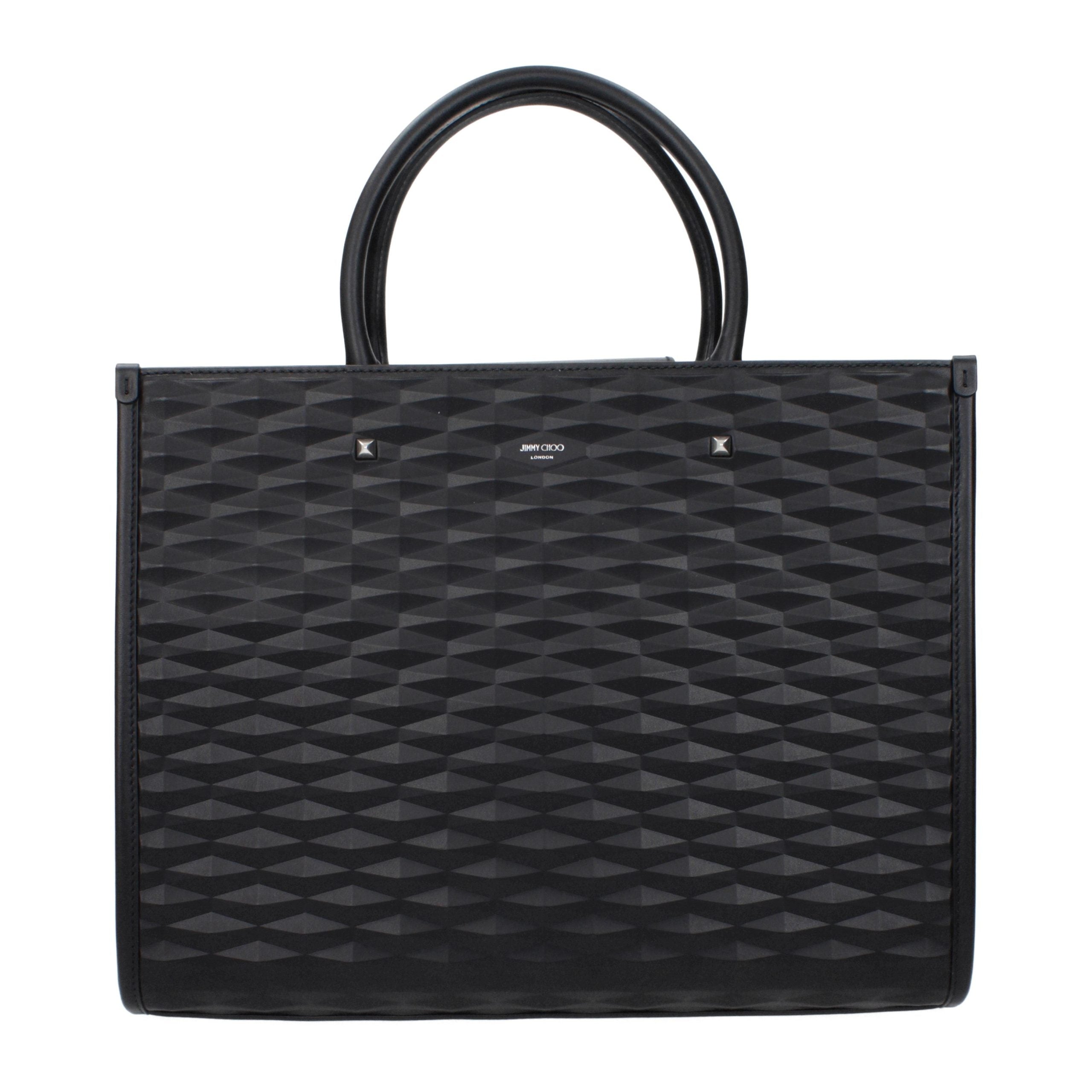 Black Leather Handbag Bag