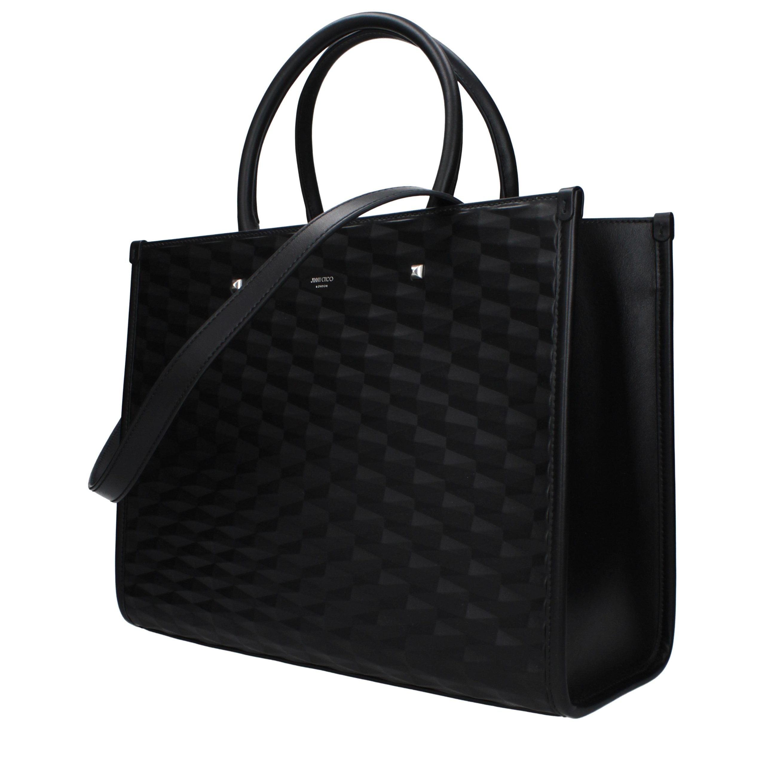 Black Leather Handbag Bag