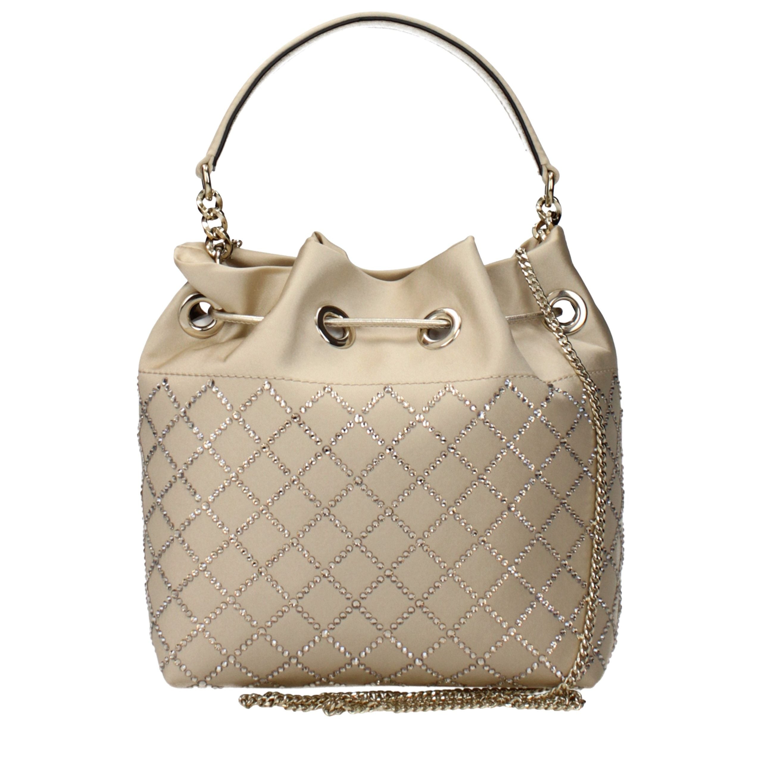 Gold Satin Handbag Bag