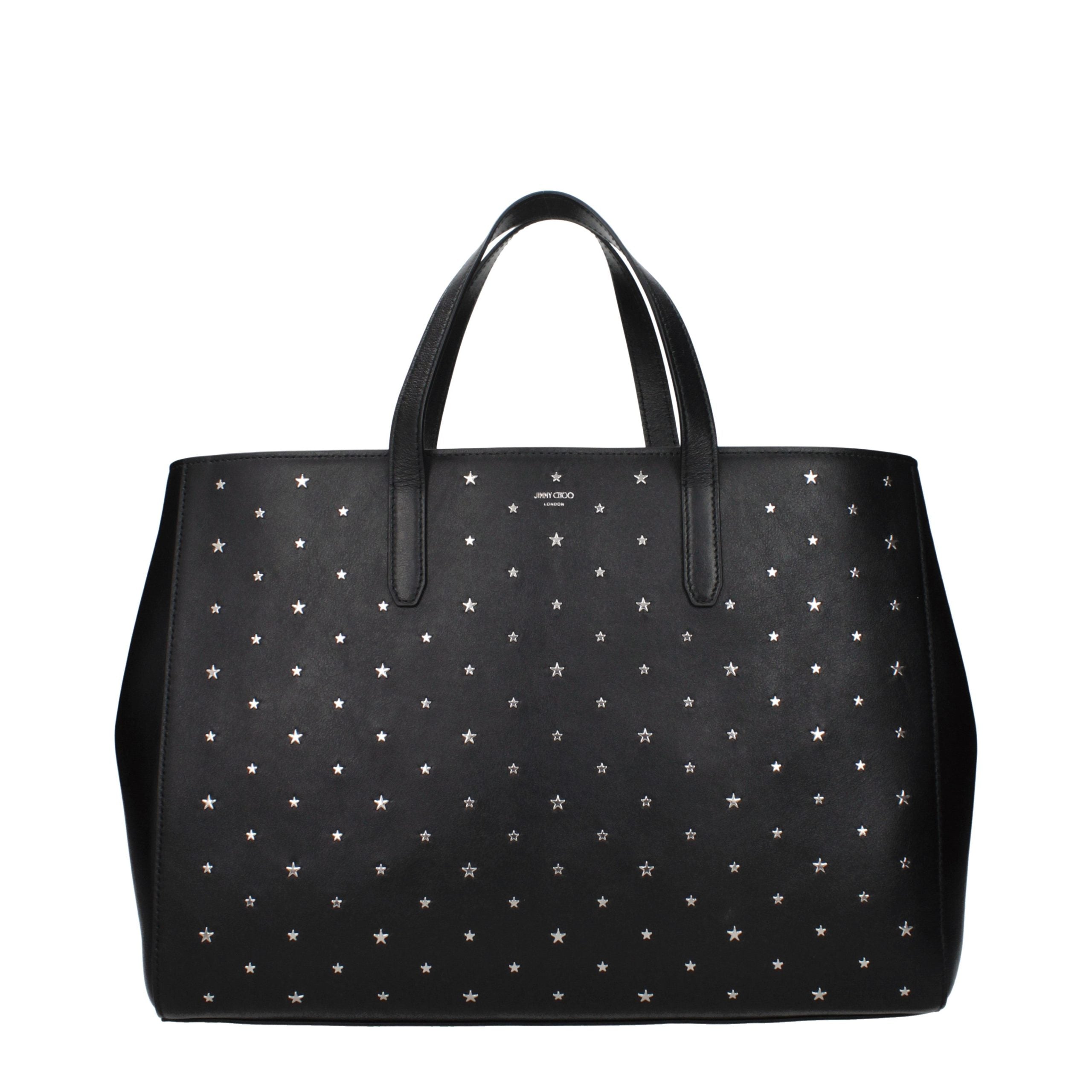 Black Leather Handbag Bag