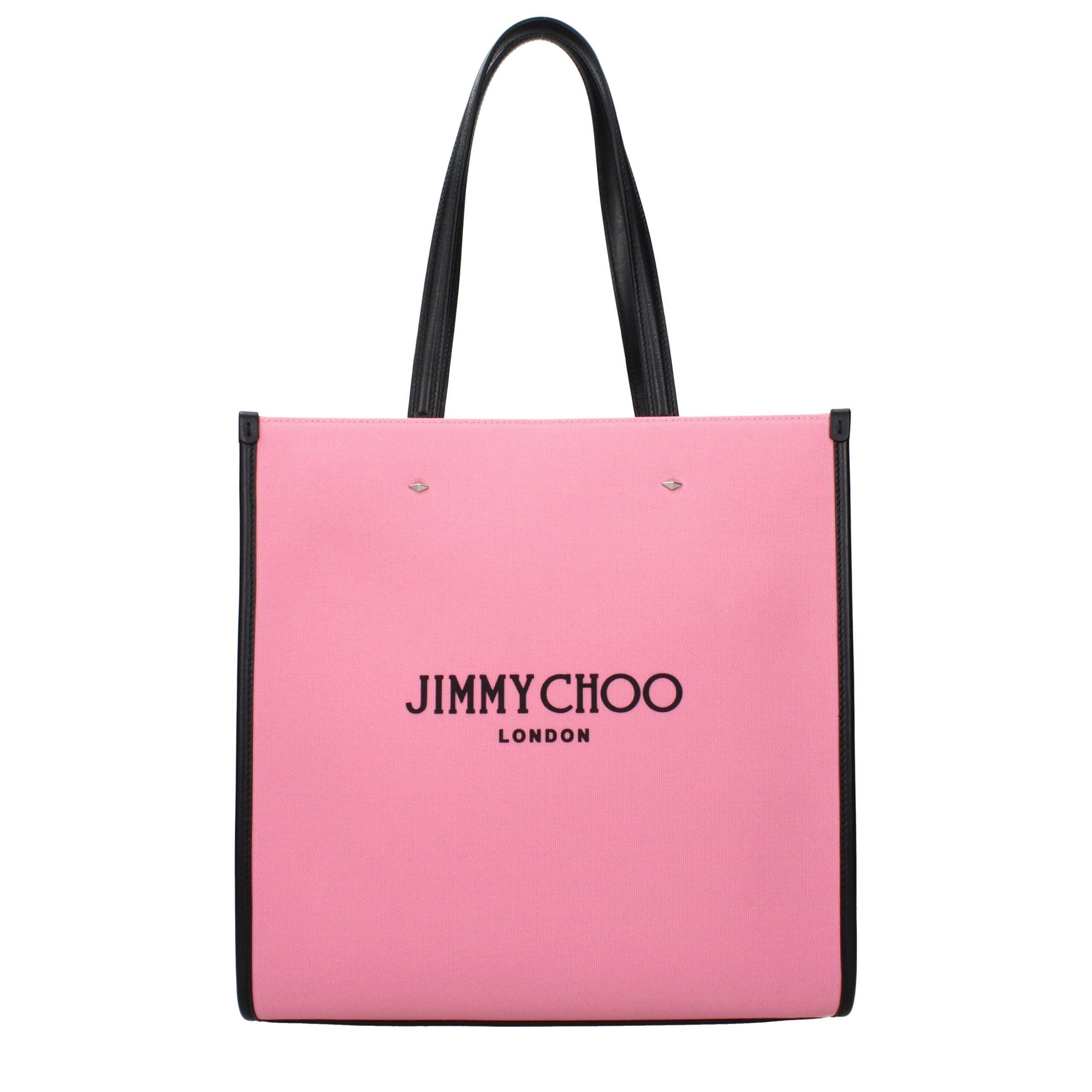 Pink Fabric Shoulder Bag